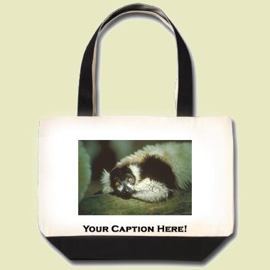 Ruffed Lemur Tote Bag