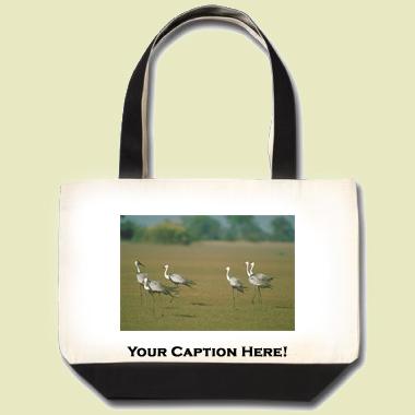 Wattled Crane Tote Bag