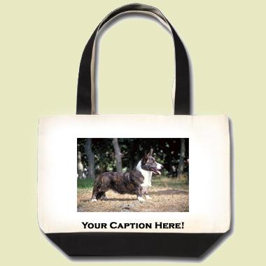 Cardigan corgi Tote Bag