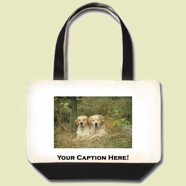 Golden retriever Tote Bag