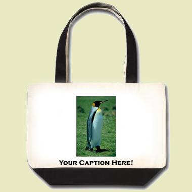 King penguin Tote Bag