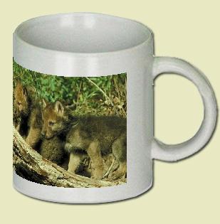 Timber wolf Coffee Mug