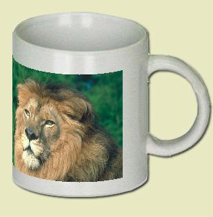 African Lion Coffee Mug