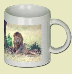 African Lion Coffee Mug