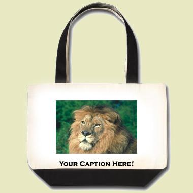 African Lion Tote Bag