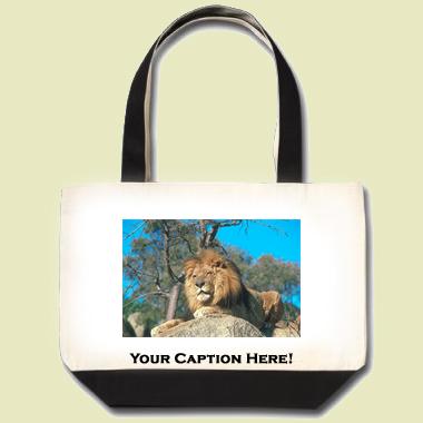 African Lion Tote Bag