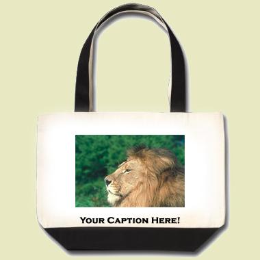 African Lion Tote Bag