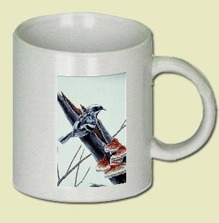 Black-and-white warbler Coffee Mug