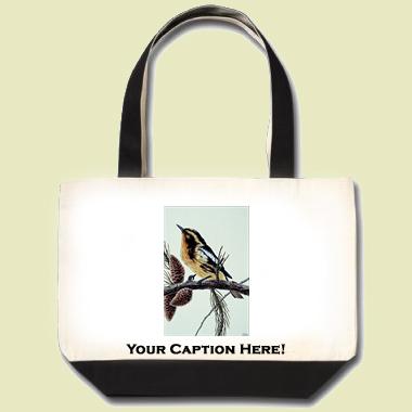 Blackburnian warbler Tote Bag