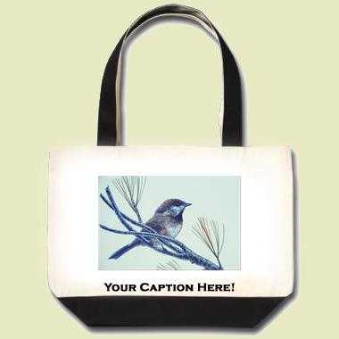 Boreal chickadee Tote Bag