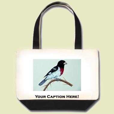 Rose-breasted grosbeak Tote Bag