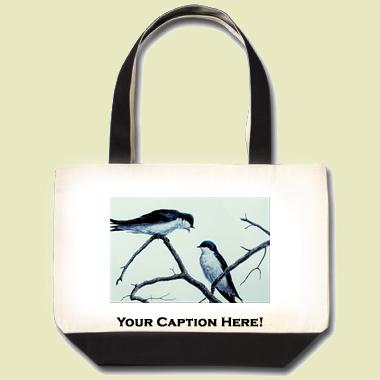 Tree swallow Tote Bag