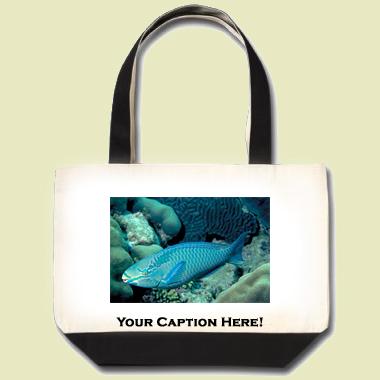 Queen parrotfish Tote Bag