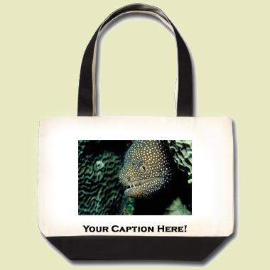 White-spotted moray eel Tote Bag