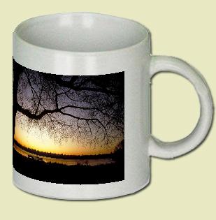 Sunset and Tree Coffee Mug