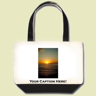 Beach Sunset Tote Bag