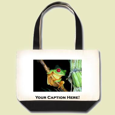 Red-eyed tree frog Tote Bag