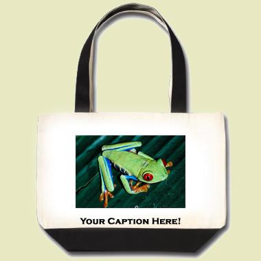 Red-eyed tree frog Tote Bag