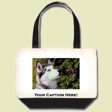 Siberian husky Tote Bag