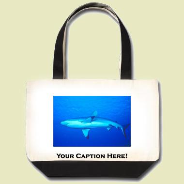 Gray Reef Shark Tote Bag