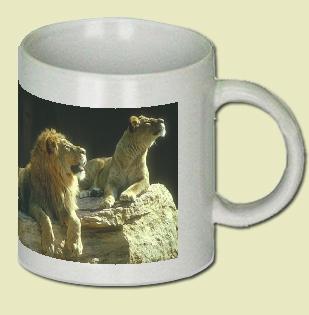 Lion Coffee Mug