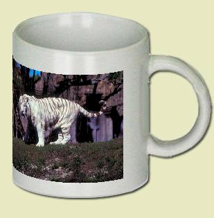 White Tiger Coffee Mug