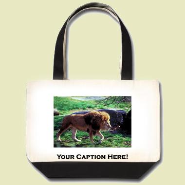 African Lion Tote Bag