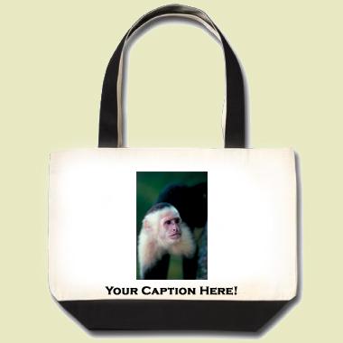 Capuchin Monkey Tote Bag