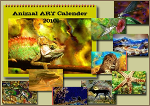 2010 JungleWalk Animal Art Calendar